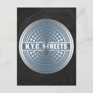 Carte Postale Couvertures de trou NYC