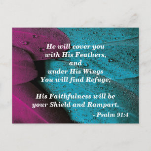 Carte Postale Couvrez-Moi Avec Vos Plumes