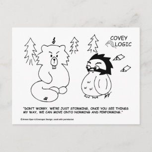 Carte postale Covey Logic "Storming"