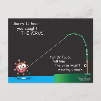 Carte postale COVID #3 dans la série CORONA de Dan