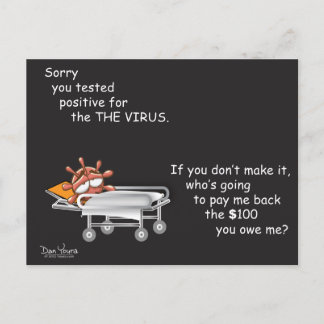 Carte postale COVID #7 dans la série CORONA de Dan