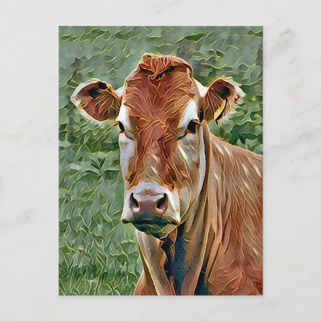Carte Postale COW Cute (Devant)