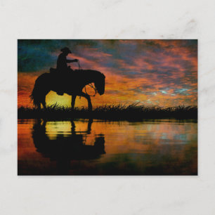 Carte postale Cowboy