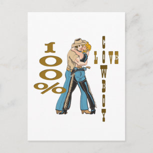 Carte Postale Cowboy Love