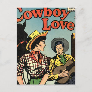Carte Postale Cowboy Love