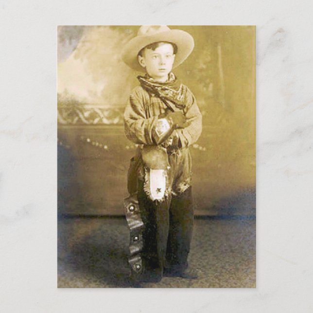 Carte Postale Cowboys vintages 18 (Devant)