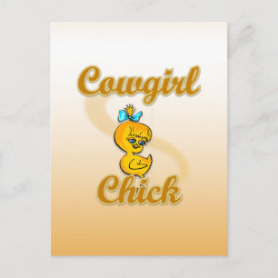Carte Postale Cowgirl Chick