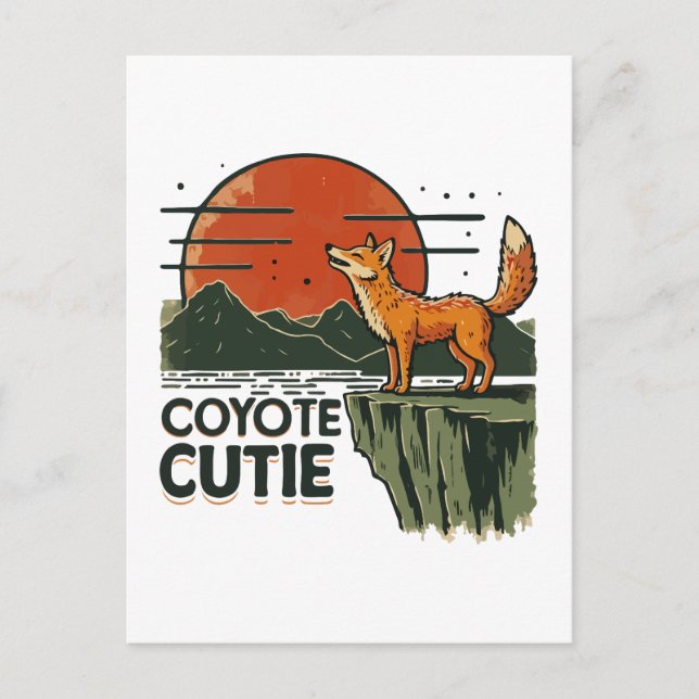Carte Postale Coyote (Devant)