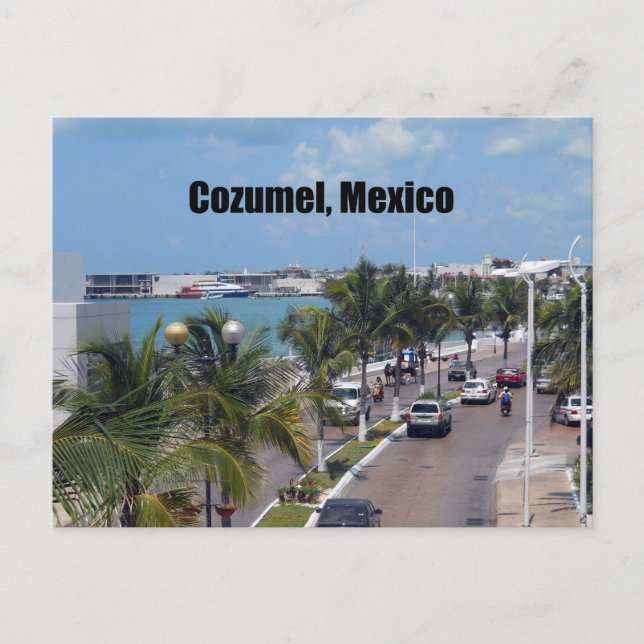 Carte Postale Cozumel, Mexique (Devant)