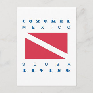 Carte Postale Cozumel Mexique Plongée sous-marine