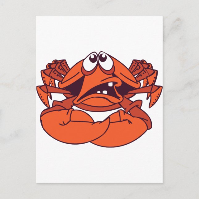 Carte Postale Crabe (Devant)