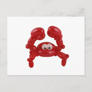 Carte Postale Crabe de ballon