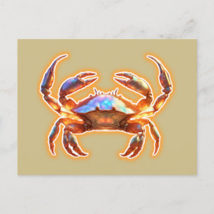 Carte Postale Crabe mignon
