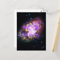 Crabe Nebula Supernova Remnant Hubble Composite