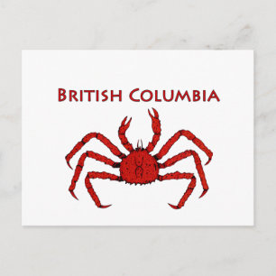 Carte Postale Crabe royal de la Colombie-Britannique