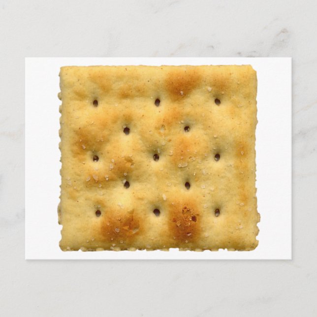Carte Postale Crackers de soda saltine (Devant)