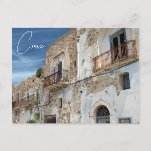 Carte Postale Craco Ghost Maisons Basilicate Italie