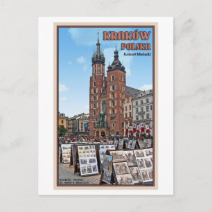 Carte Postale Cracovie - Basilique Saint-Marys