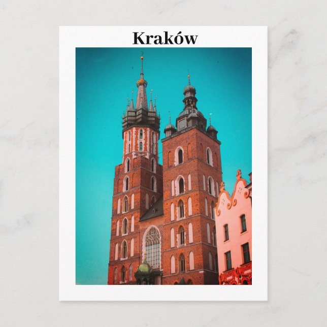 Carte Postale Cracovie Europe Pologne Polska Vieille Ville (Devant)