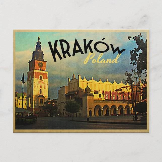 Carte Postale Cracovie Pologne (Devant)