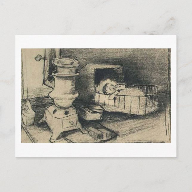 Carte Postale Cradle, Vincent van Gogh (Devant)