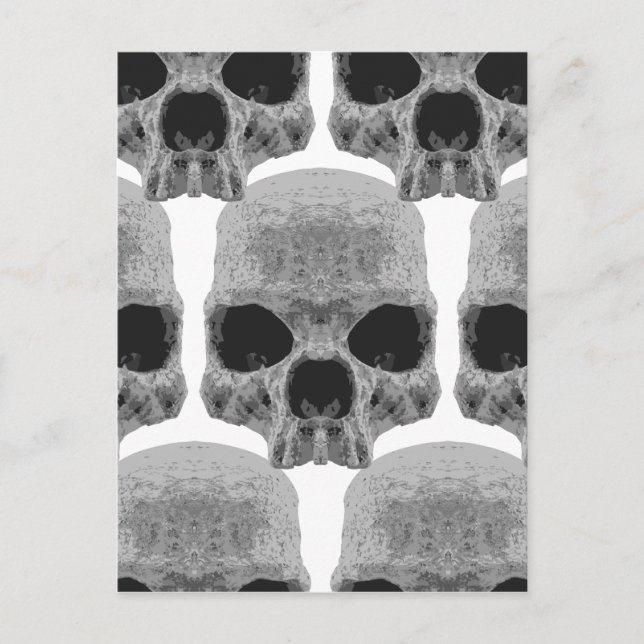 Carte Postale crâne de goth (Devant)