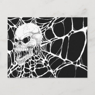 Carte Postale Crâne de toile hurlant