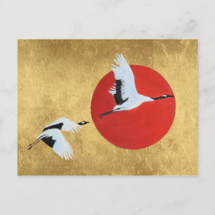 Carte Postale Crane japonaise