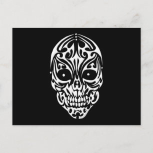Carte Postale Crâne tribal