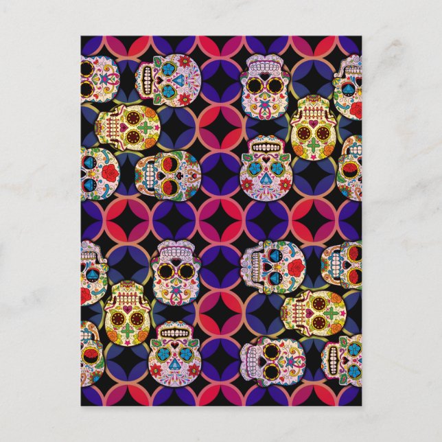 Carte Postale Crânes à sucre (Devant)