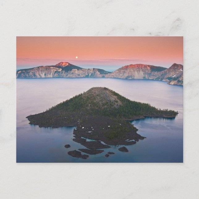 Carte Postale Crater Lake Moonrise (Devant)