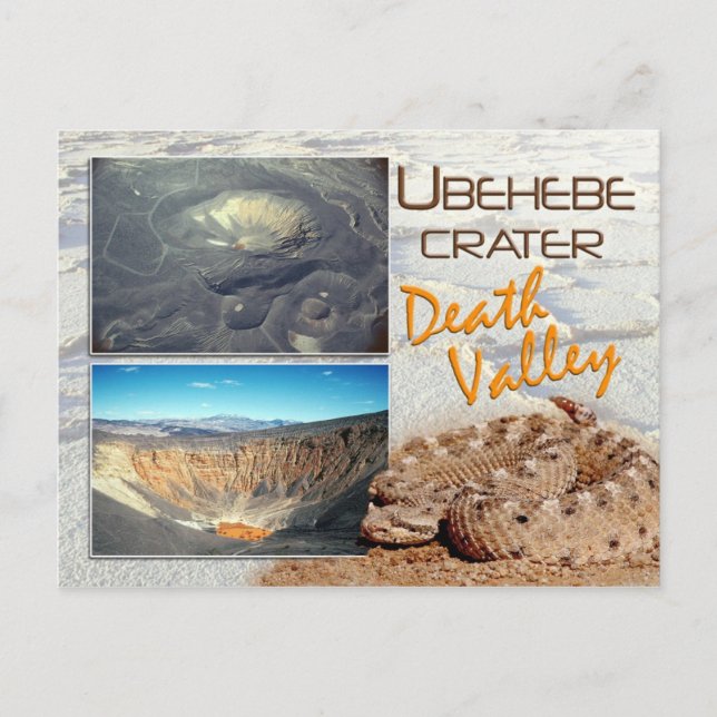 Carte Postale Cratère d'Ubehebe, Parc national de la vallée de l (Devant)