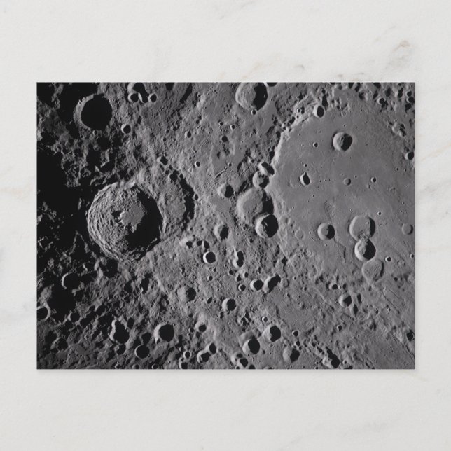 Carte Postale Cratères lunaires Artemis II (Devant)