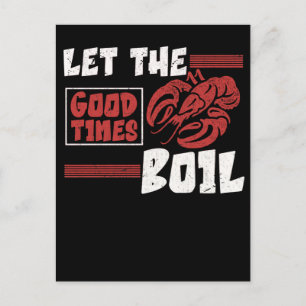 Carte Postale Crawfish Boil Funny Crayfish Cook Lobsters