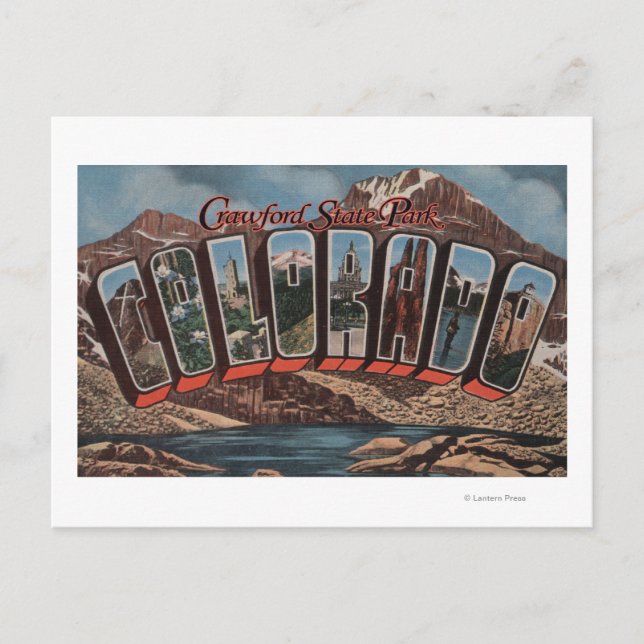 Carte Postale Crawford State Park, Colorado (Devant)