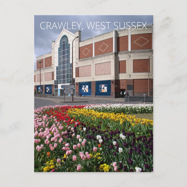 Carte Postale Crawley (Devant)