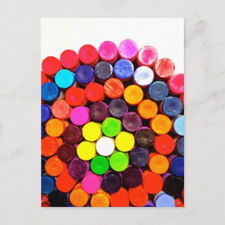 Carte Postale Crayons