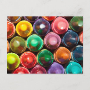 Carte Postale Crayons