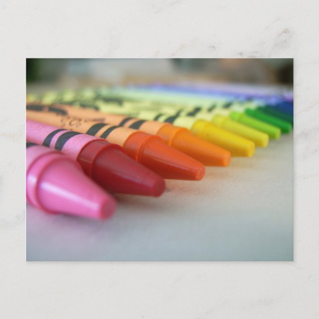 Carte Postale Crayons (Devant)