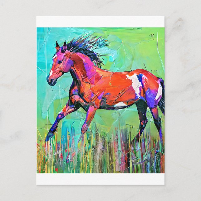 Carte Postale Crazy horse (Devant)