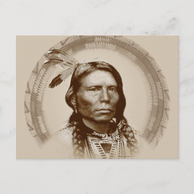 Carte Postale Crazy Horse (Devant)