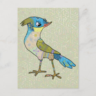 Carte Postale Crazy Vogel