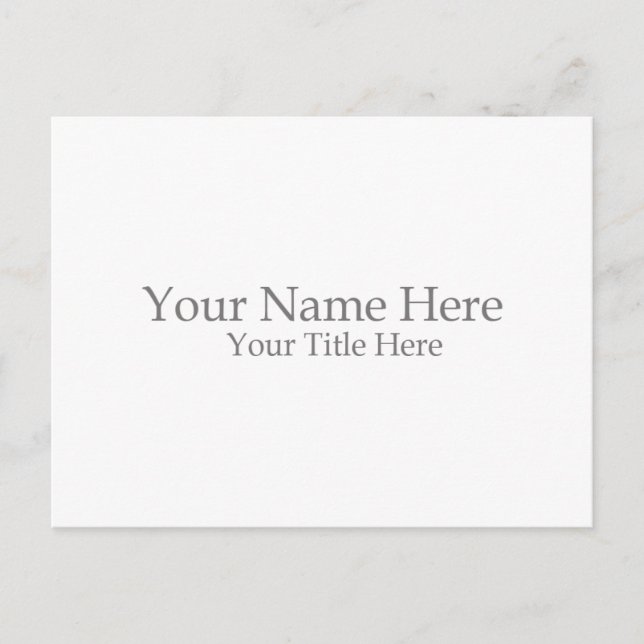 Carte Postale Create Your Own (Devant)