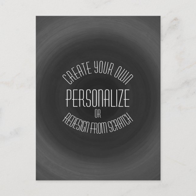 Carte Postale Create Your Own - Custom Design (Devant)