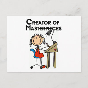 Carte Postale Créateur de Chefs-d'oeuvre Tshirts et cadeaux