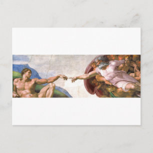 Carte Postale Création d'Adam
