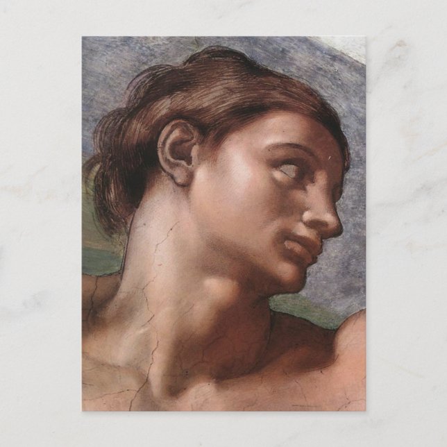 Carte Postale Création d'Adam (détail-Adam) (Devant)