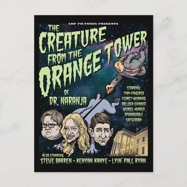 Carte Postale Créature du Dr Naranja II (Devant)
