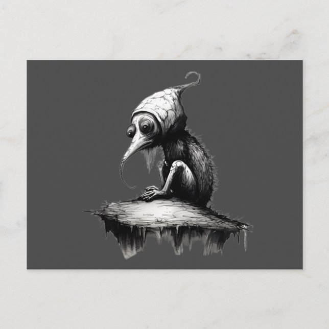 Carte Postale Créature surréelle (Devant)
