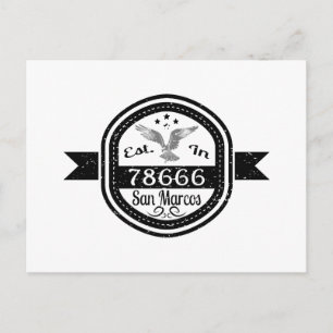 Carte Postale Créé En 78666 San Marcos